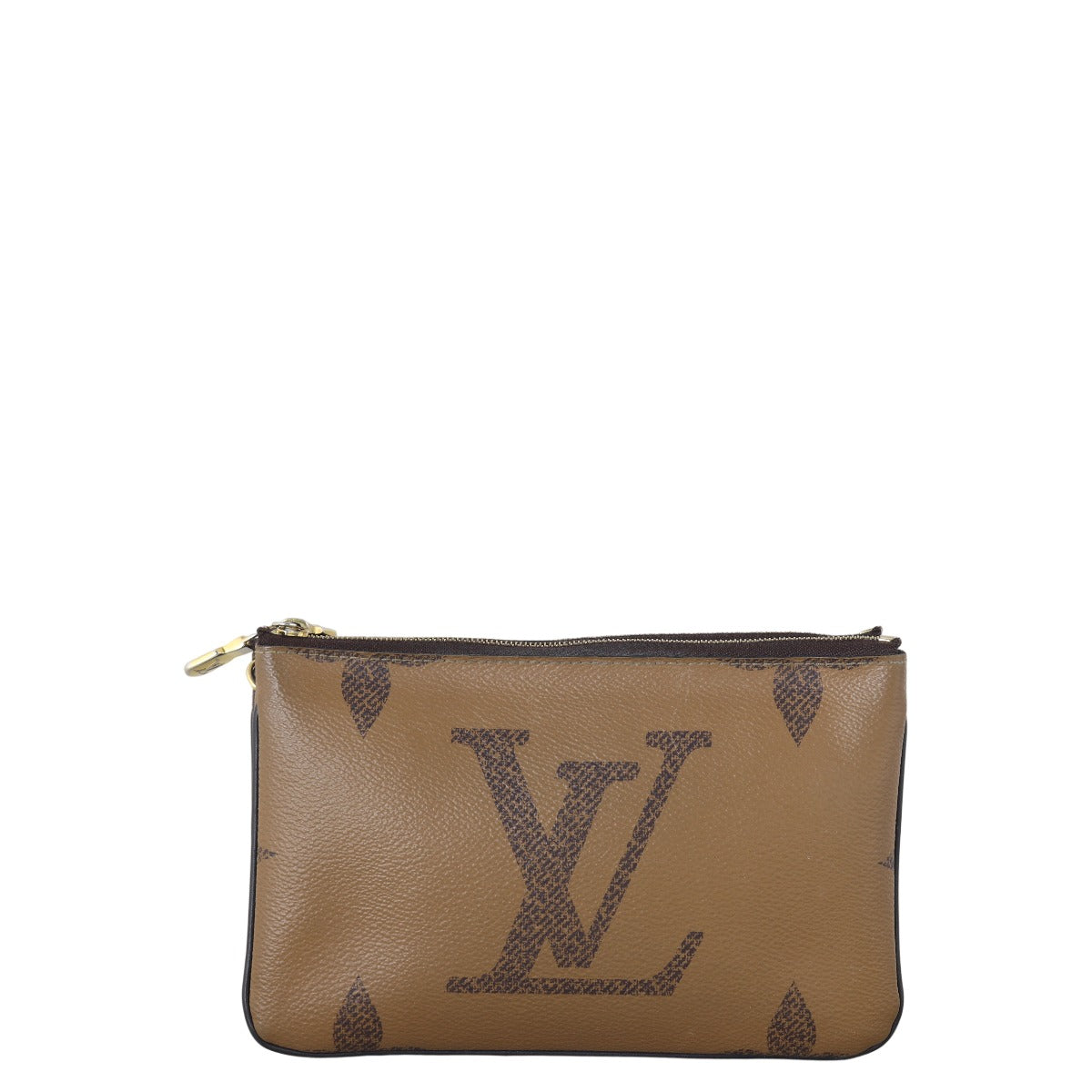 Louis Vuitton Double Zip Pochette Monogram Giant Reverse