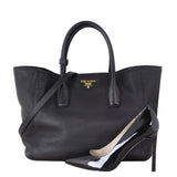 Prada Vitello Daino Shopping Tote