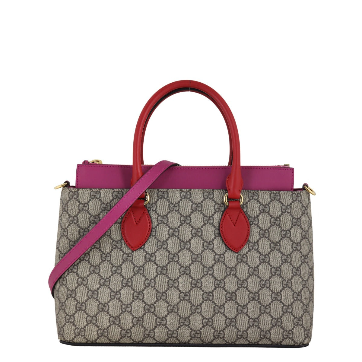 Gucci GG Supreme Linea A Zip Tote Small