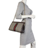 Gucci GG Supreme Ophidia Medium Shoulder Bag