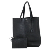 Saint Laurent Shopping Tote Croc Embossed