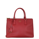 Prada Saffiano Lux Galleria Double Zip Tote Medium