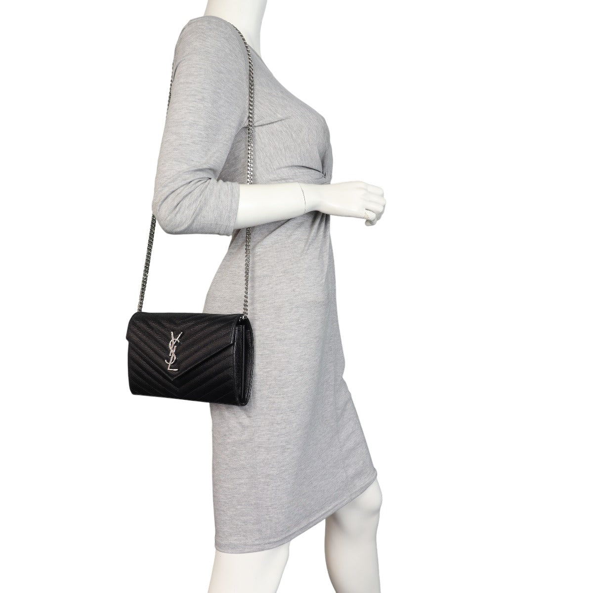 Saint Laurent Cassandre Chain Wallet