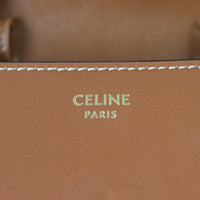 Celine Triomphe Card Holder On Chain
