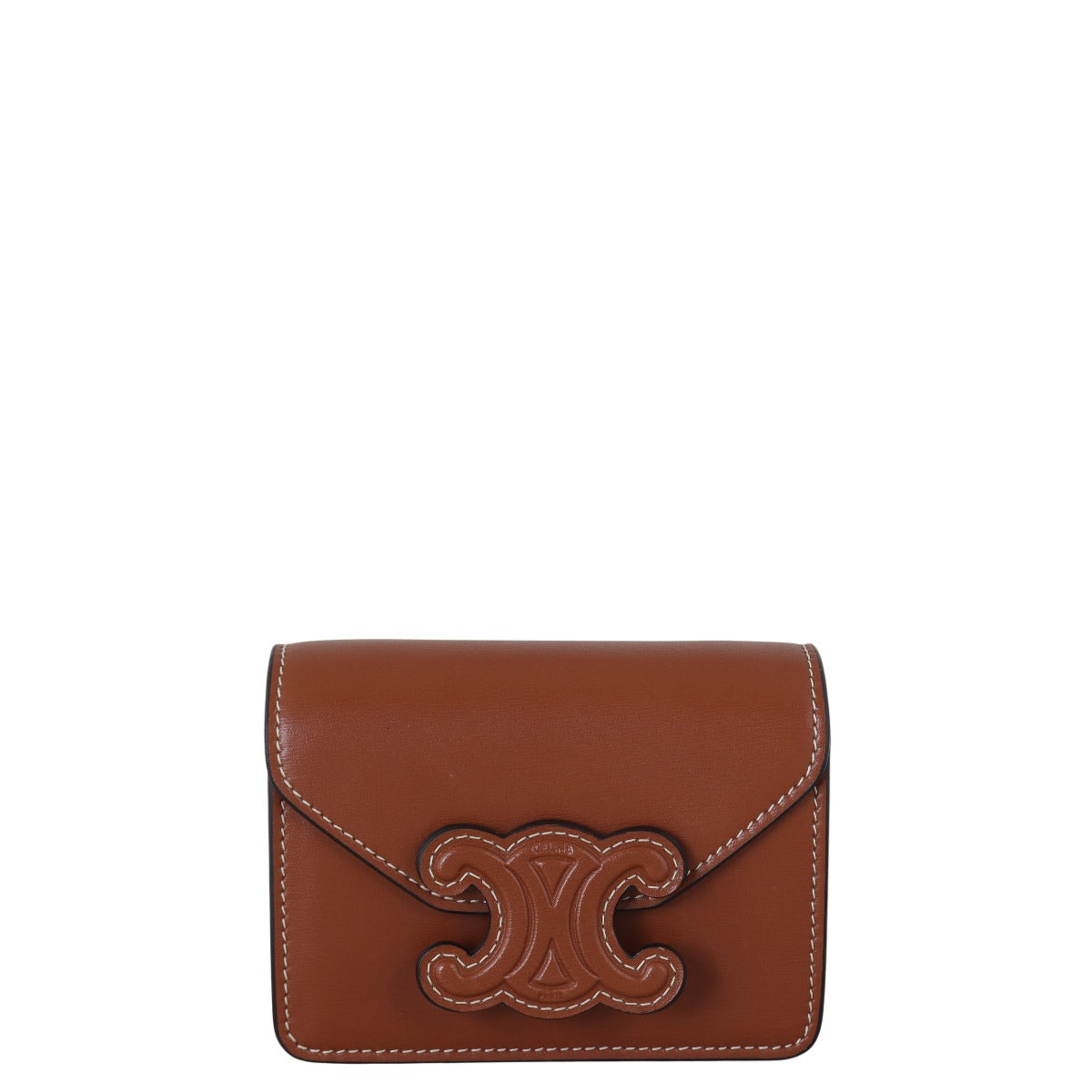 Celine Triomphe Card Holder On Chain