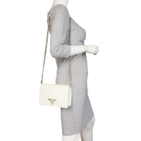 Prada Saffiano Mini Chain Bag