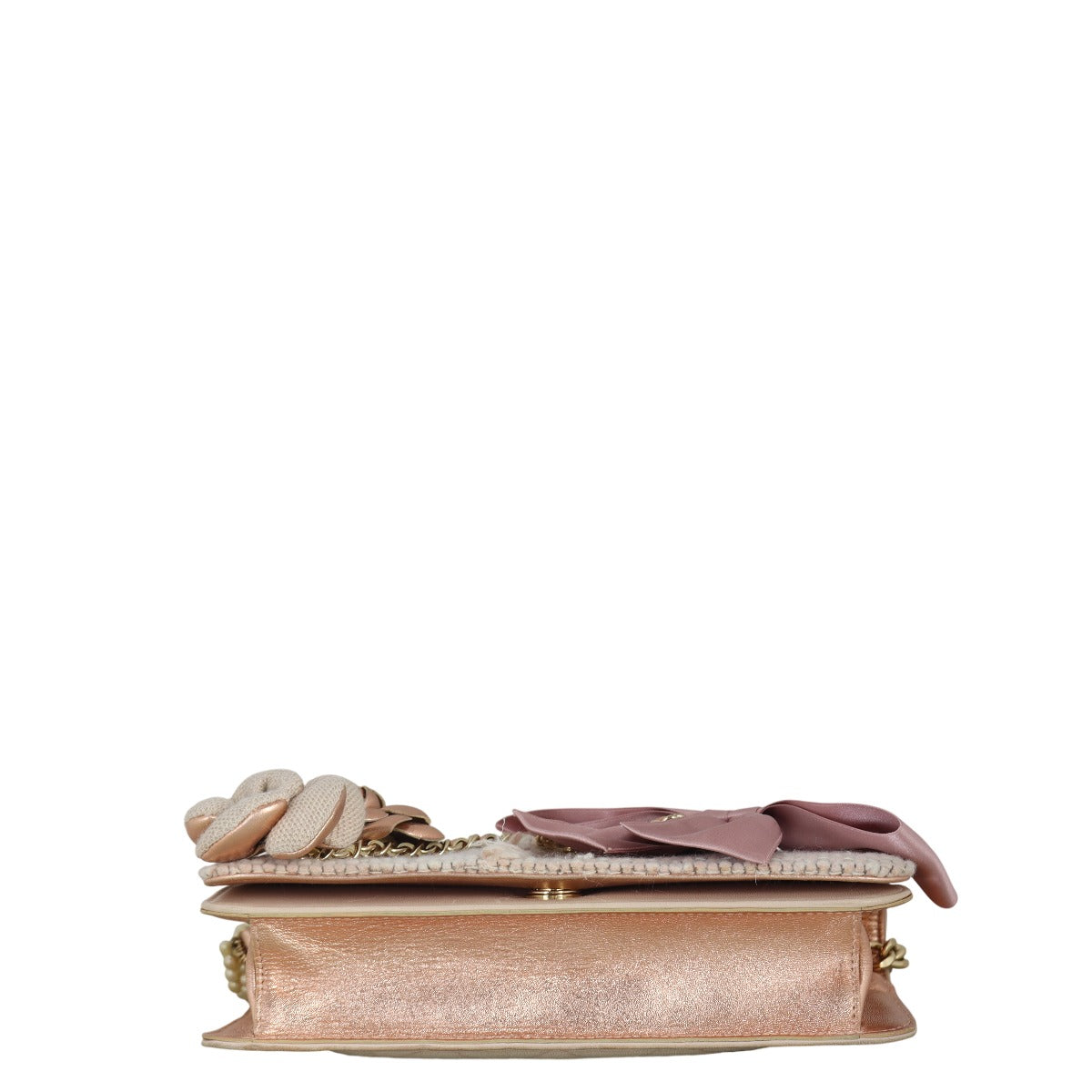 Chanel Camellia Tweed Pearl Chain Flap Bag Vintage – Luxe.It.Fwd