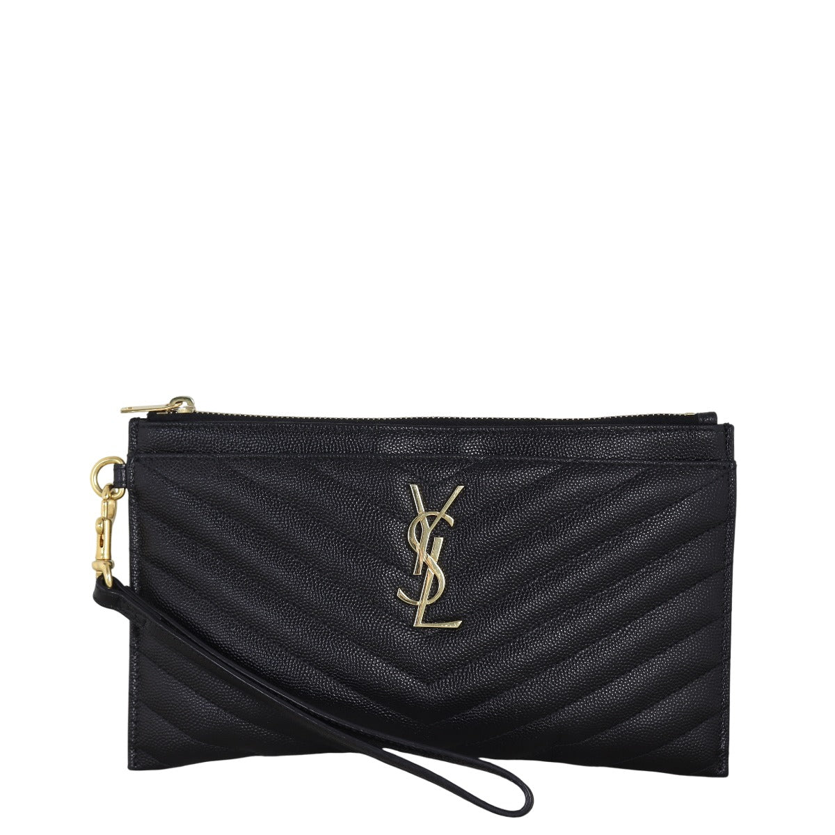 Saint Laurent Cassandre Monogram Matelasse Pouch
