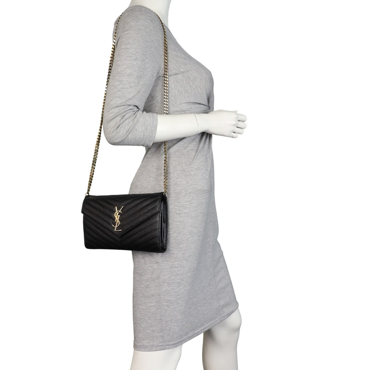 Saint Laurent Cassandre Chain Wallet