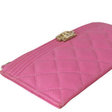 Chanel Boy Long Zipped Wallet