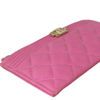 Chanel Boy Long Zipped Wallet