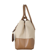 Prada Saffiano Cuir & Canapa Double Bag