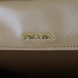 Prada Saffiano Cuir & Canapa Double Bag