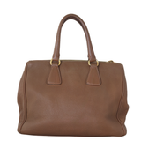 Prada Vitello Daino Double Zip Tote