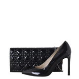 Dior Lady Dior Chain Wallet Patent