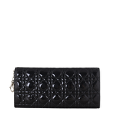 Dior Lady Dior Chain Wallet Patent
