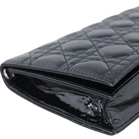 Dior Lady Dior Chain Wallet Patent