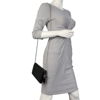 Dior Lady Dior Chain Wallet Patent