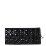 Dior Lady Dior Chain Wallet Patent