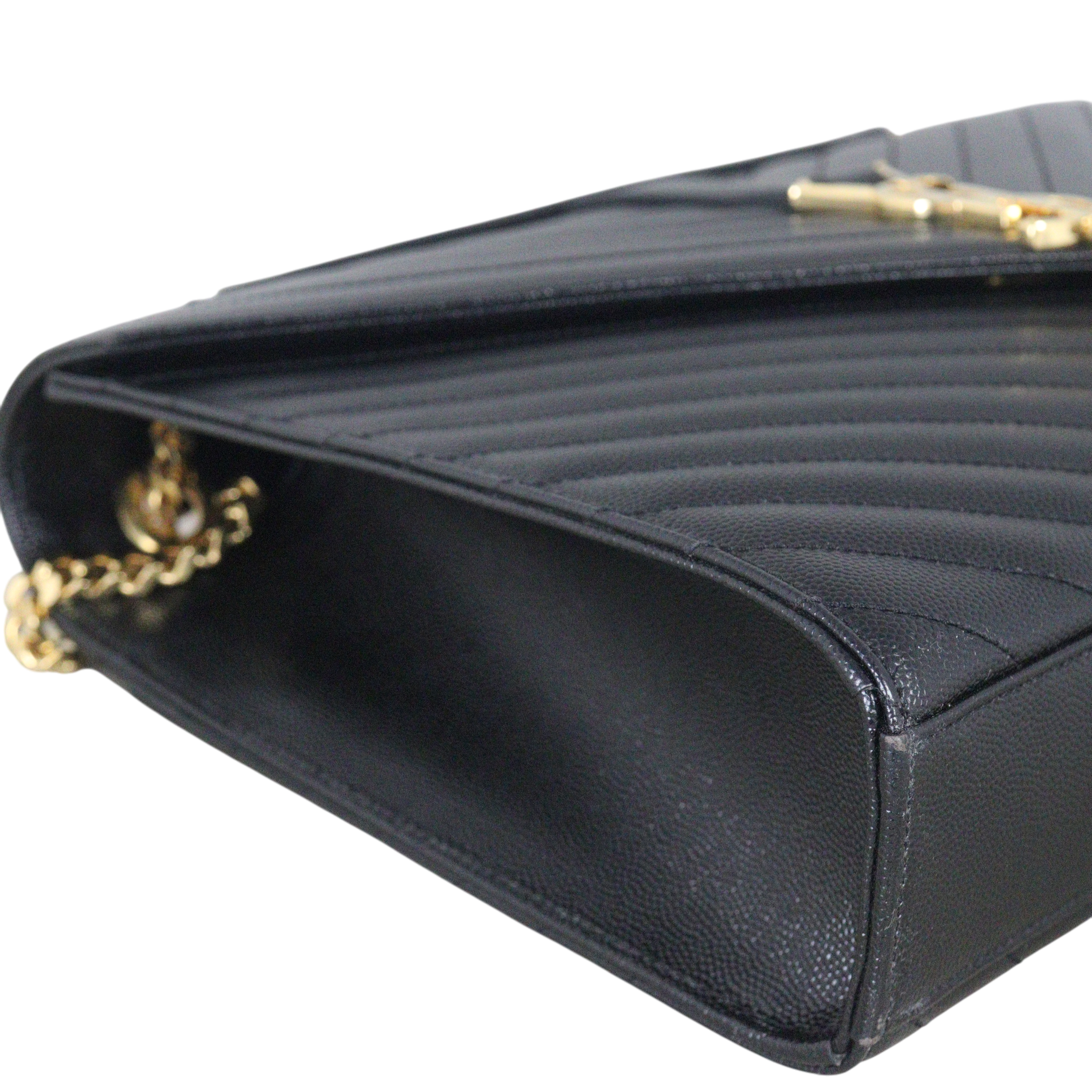 Saint Laurent Matelasse Envelope Large Bag