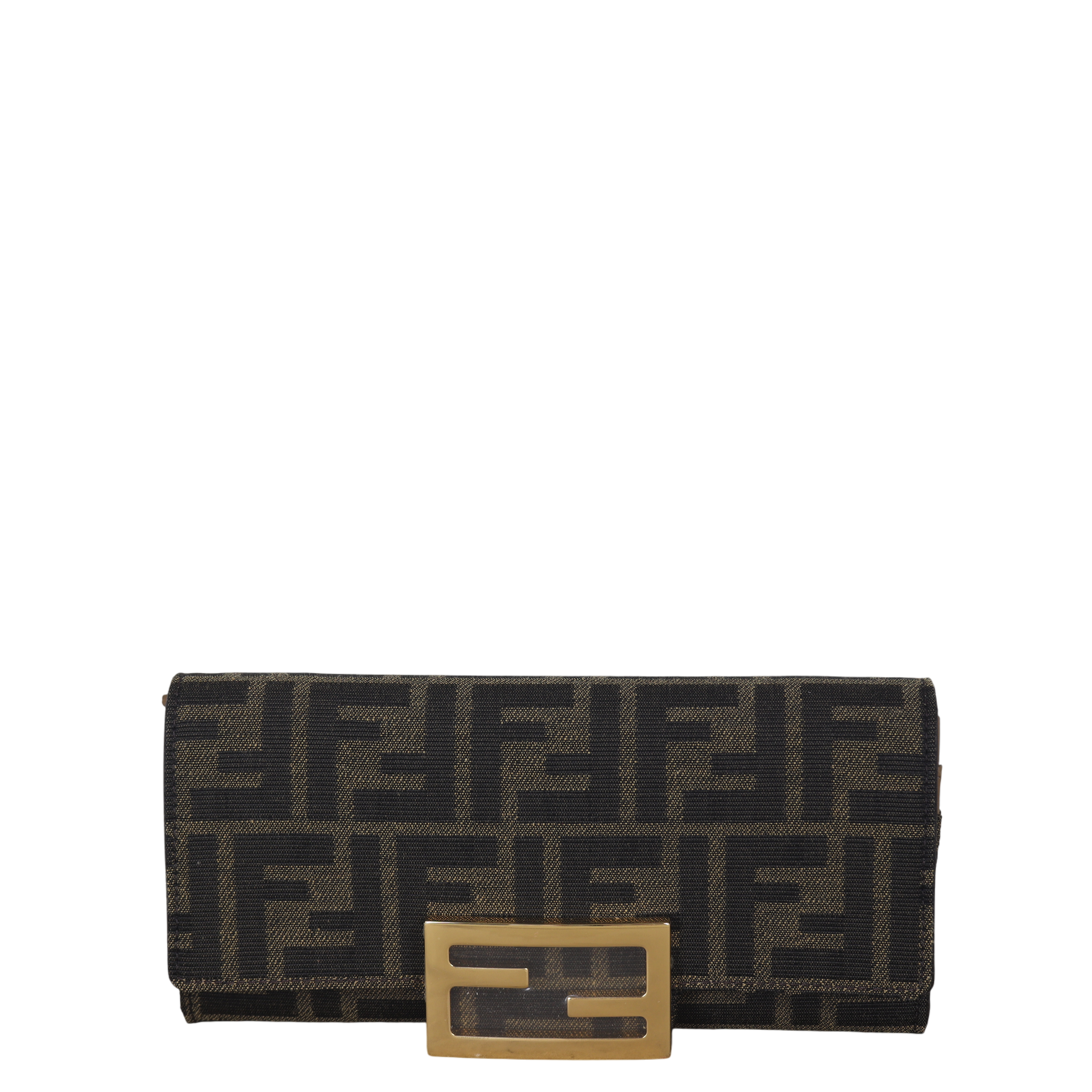 Fendi Baguette Continental Wallet on Chain