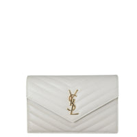 Saint Laurent Cassandre Envelope Chain Wallet