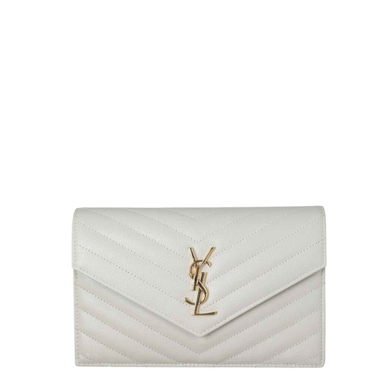 Saint Laurent Cassandre Envelope Chain Wallet
