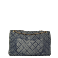 Chanel 2.55 Reissue 226 Double Flap Bag Denim