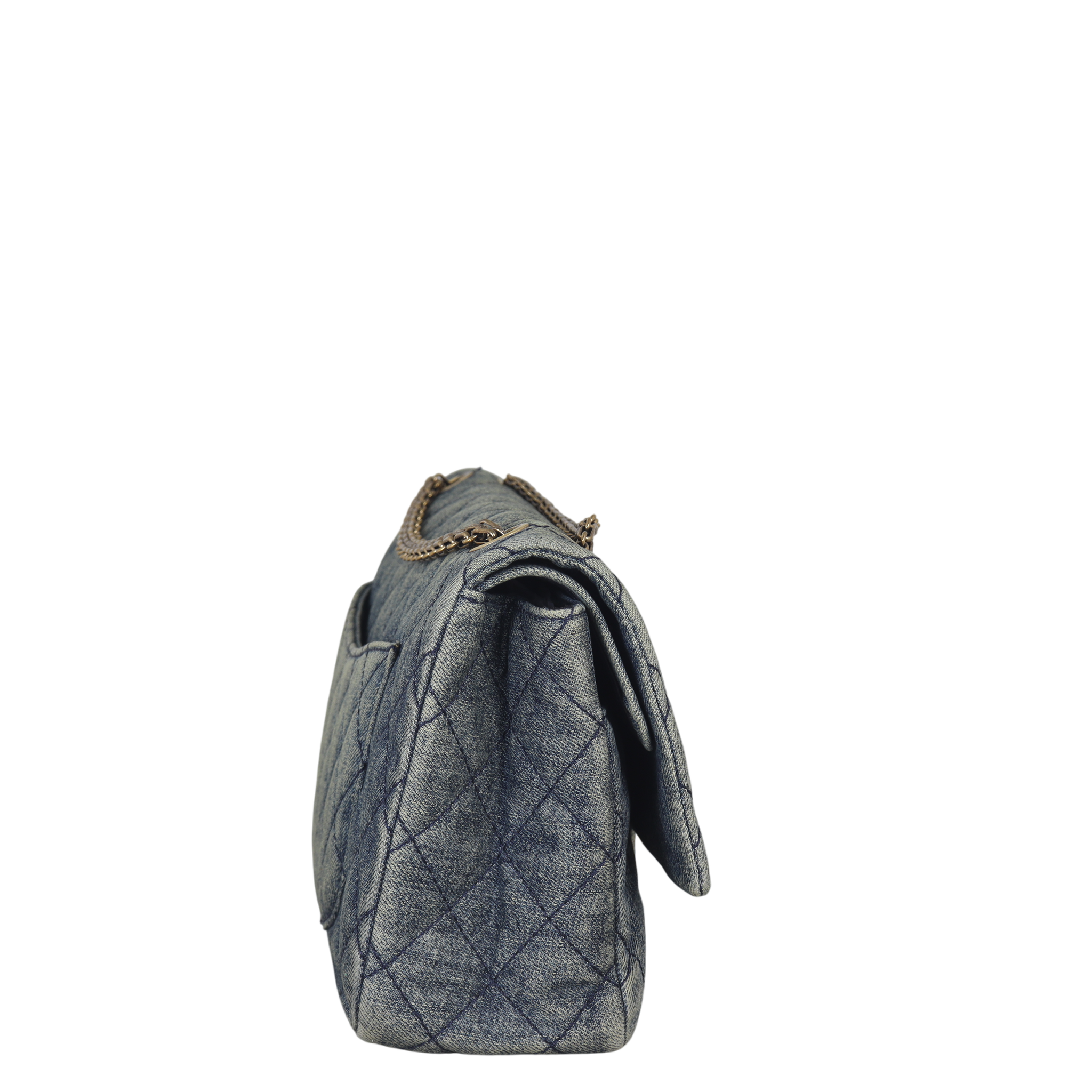 Chanel 2.55 Reissue 226 Double Flap Bag Denim