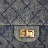 Chanel 2.55 Reissue 226 Double Flap Bag Denim