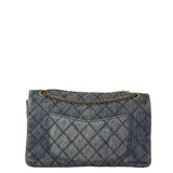 Chanel 2.55 Reissue 226 Double Flap Bag Denim