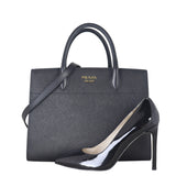 Prada Saffiano Cuir Bibliotheque Bag