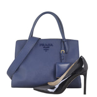 Prada Saffiano Cuir Monochrome Medium Bag