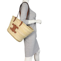 Celine Classic Panier Raffia