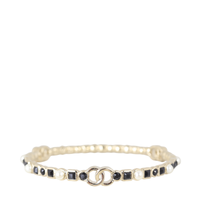 Chanel CC Crystal Pearl Bangle Trio