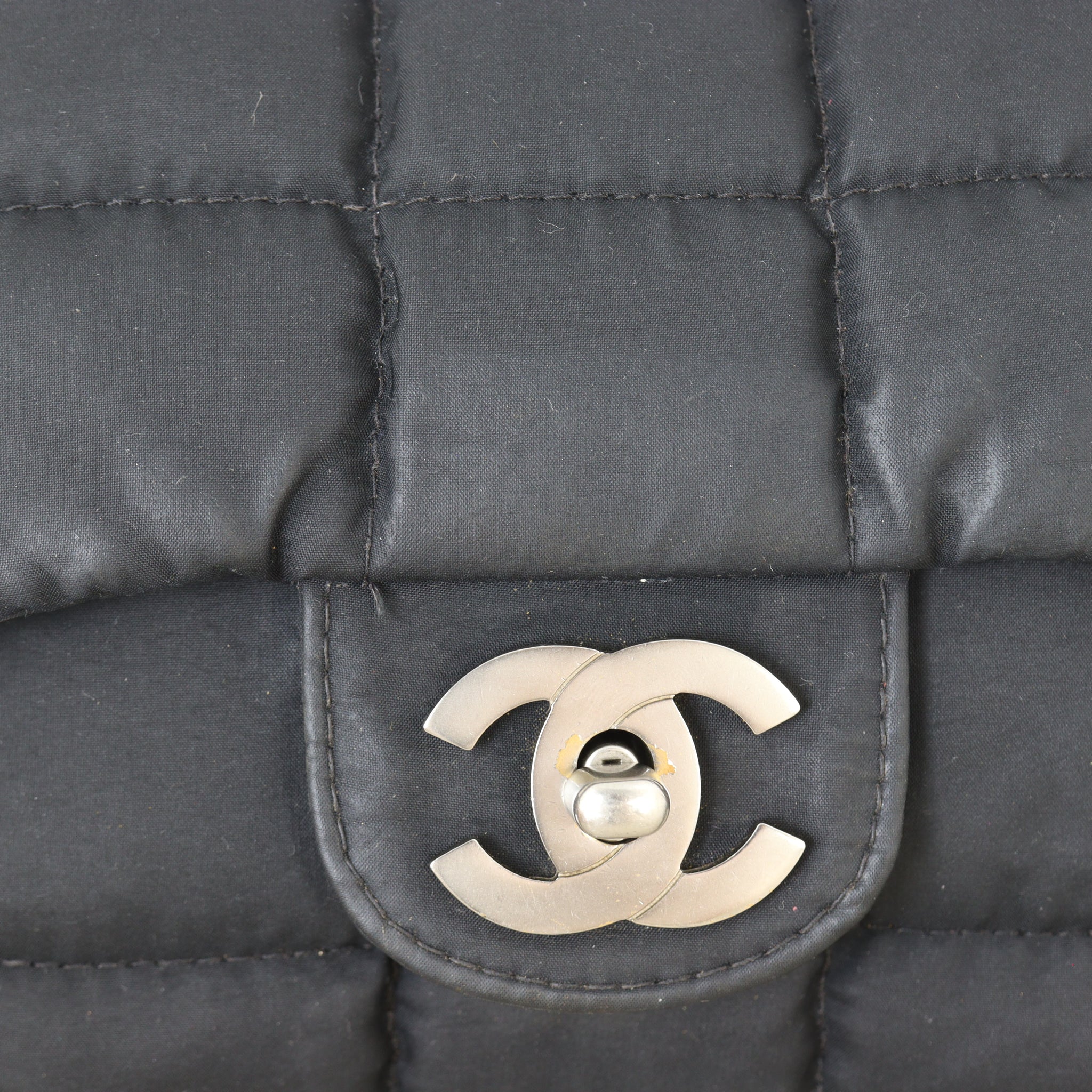 Chanel Chocolate Bar Flap Bag Nylon
