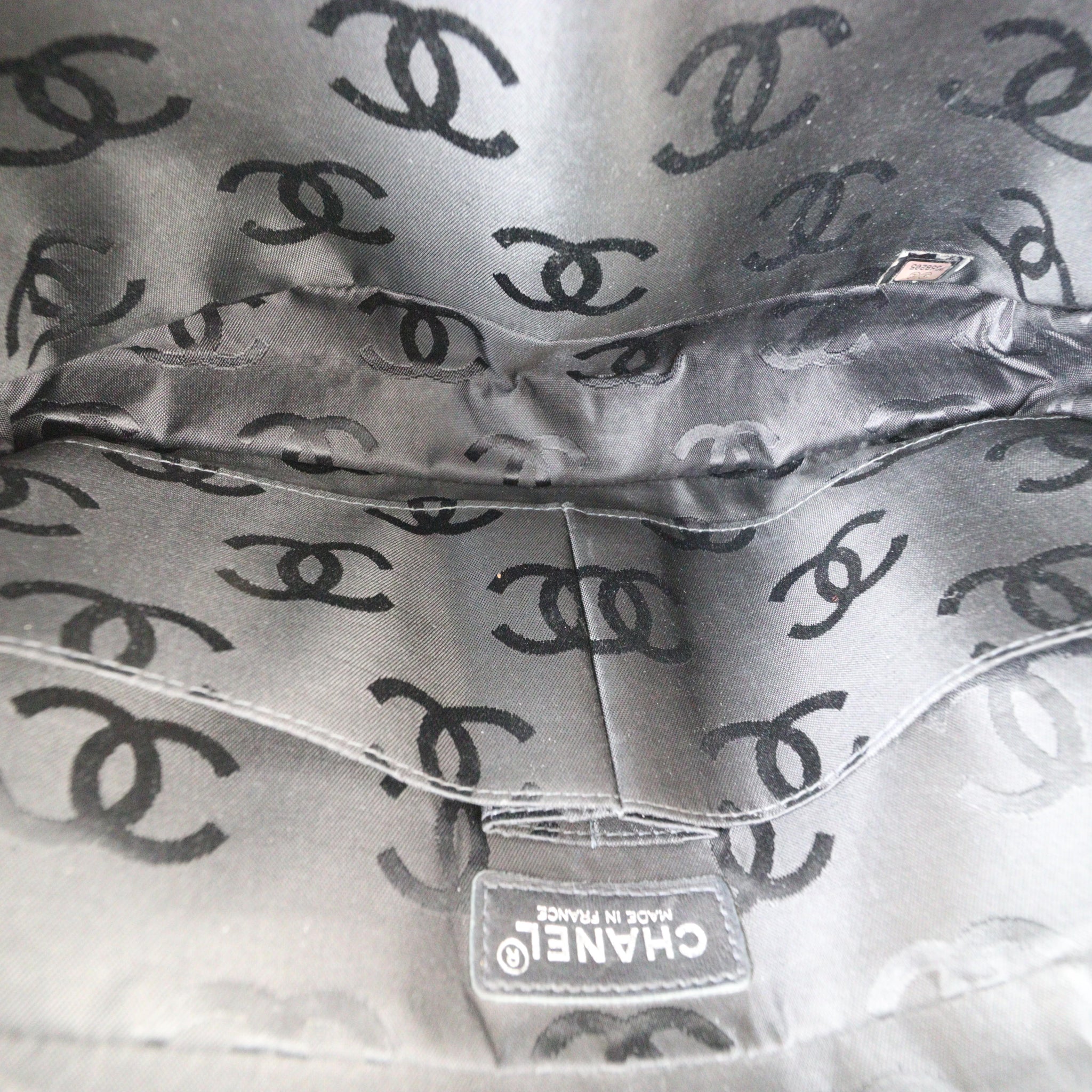 Chanel Chocolate Bar Flap Bag Nylon