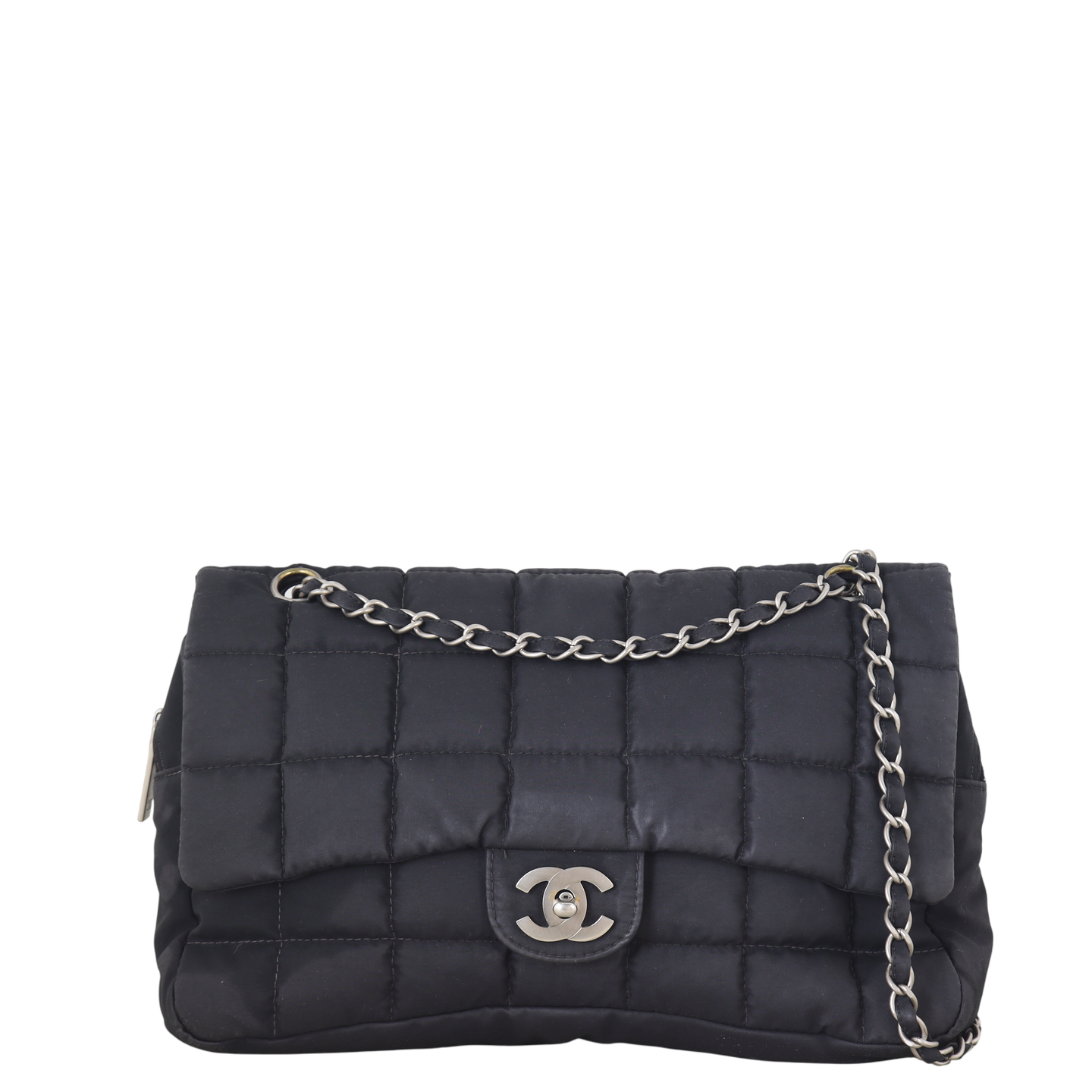 Chanel Chocolate Bar Flap Bag Nylon