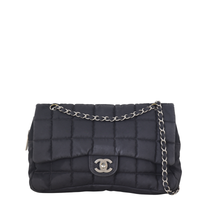 Chanel Chocolate Bar Flap Bag Nylon