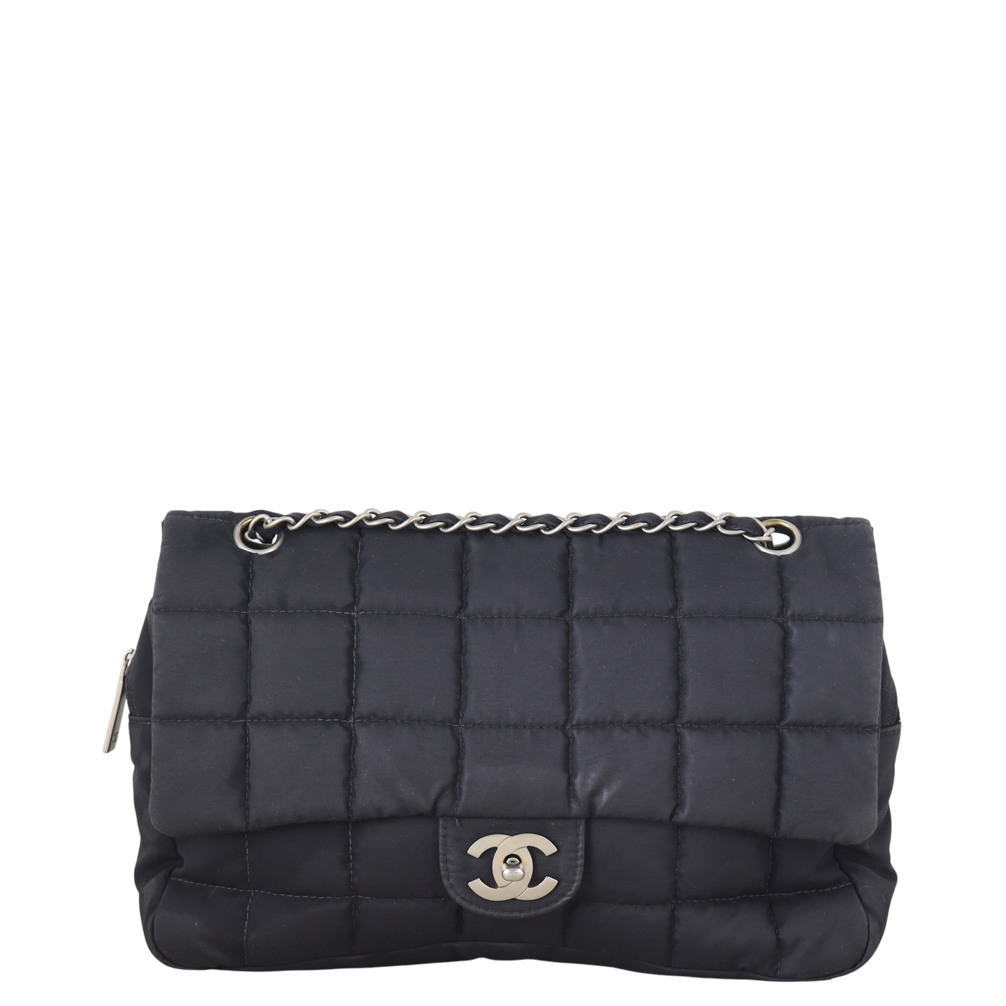 Chanel Chocolate Bar Flap Bag Nylon