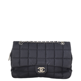 Chanel Chocolate Bar Flap Bag Nylon