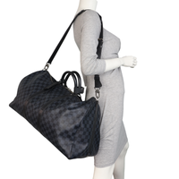 Louis Vuitton Keepall 55 Bandouliere Damier Cobalt