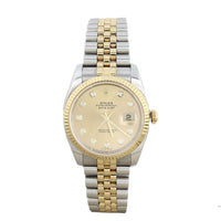 Rolex Oyster Perpetual Datejust 36mm Diamond Watch