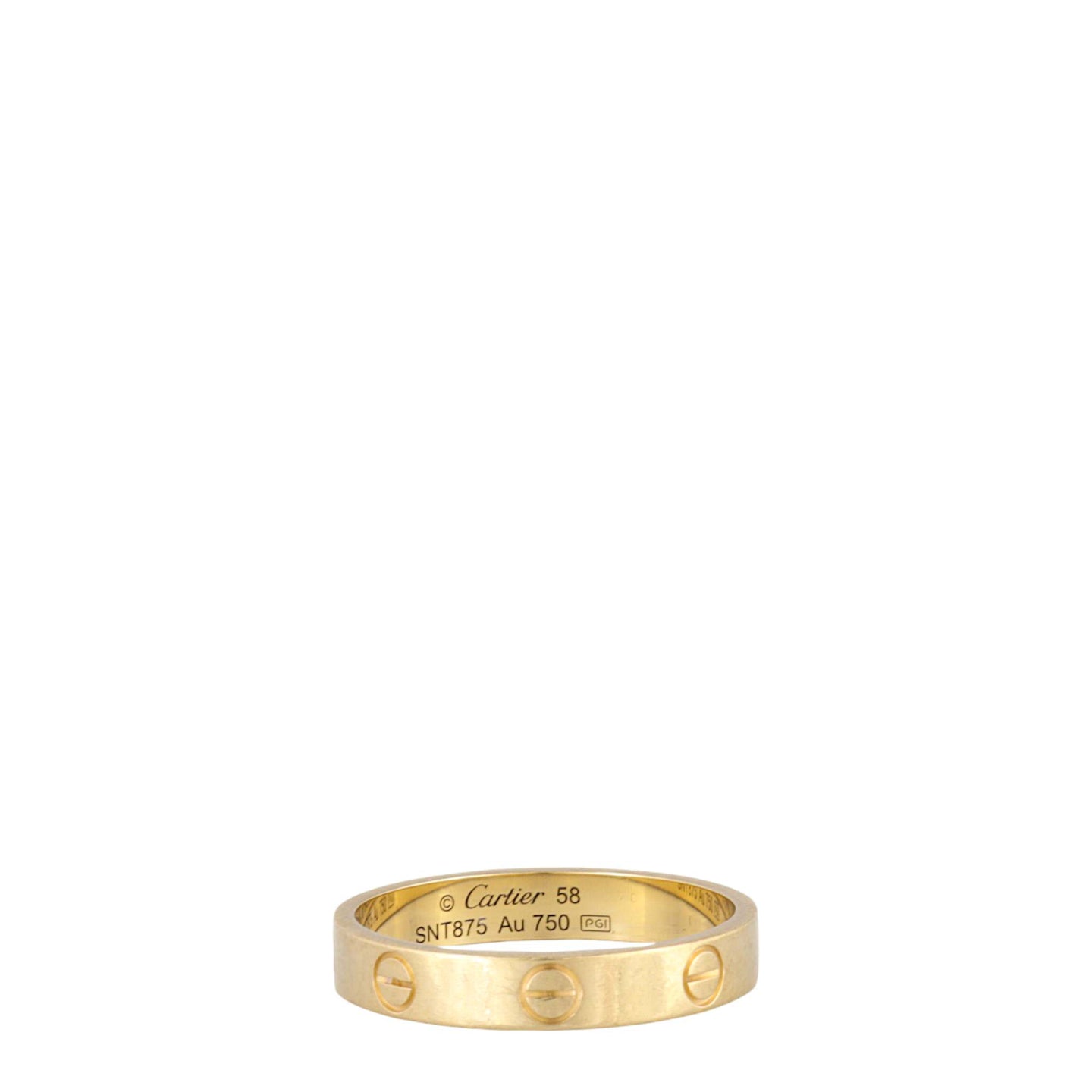Cartier Love Ring Small 18k Yellow Gold