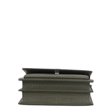 Saint Laurent Sunset Medium Croc-Embossed