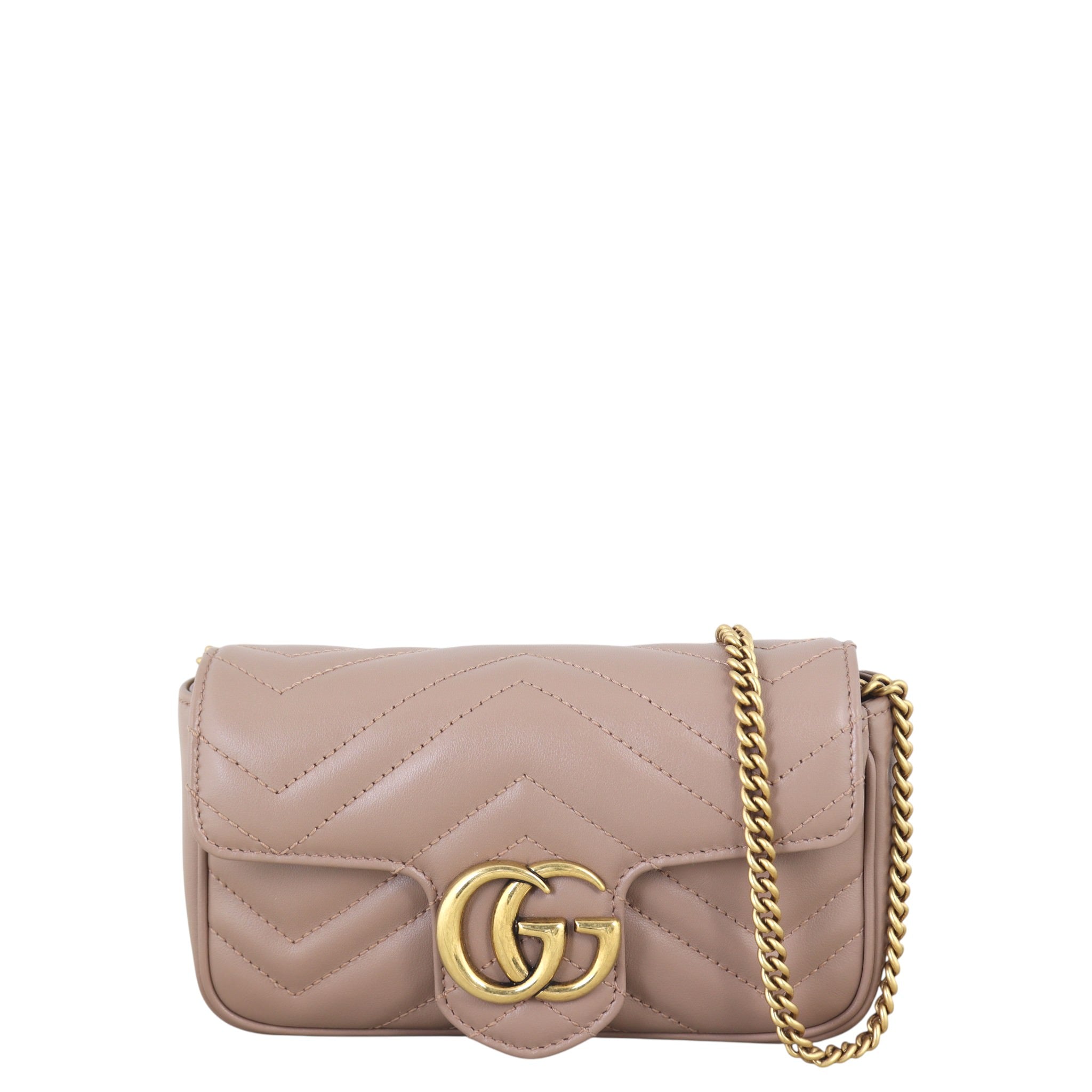 Gucci GG Marmont Matelasse Super Mini Shoulder Bag