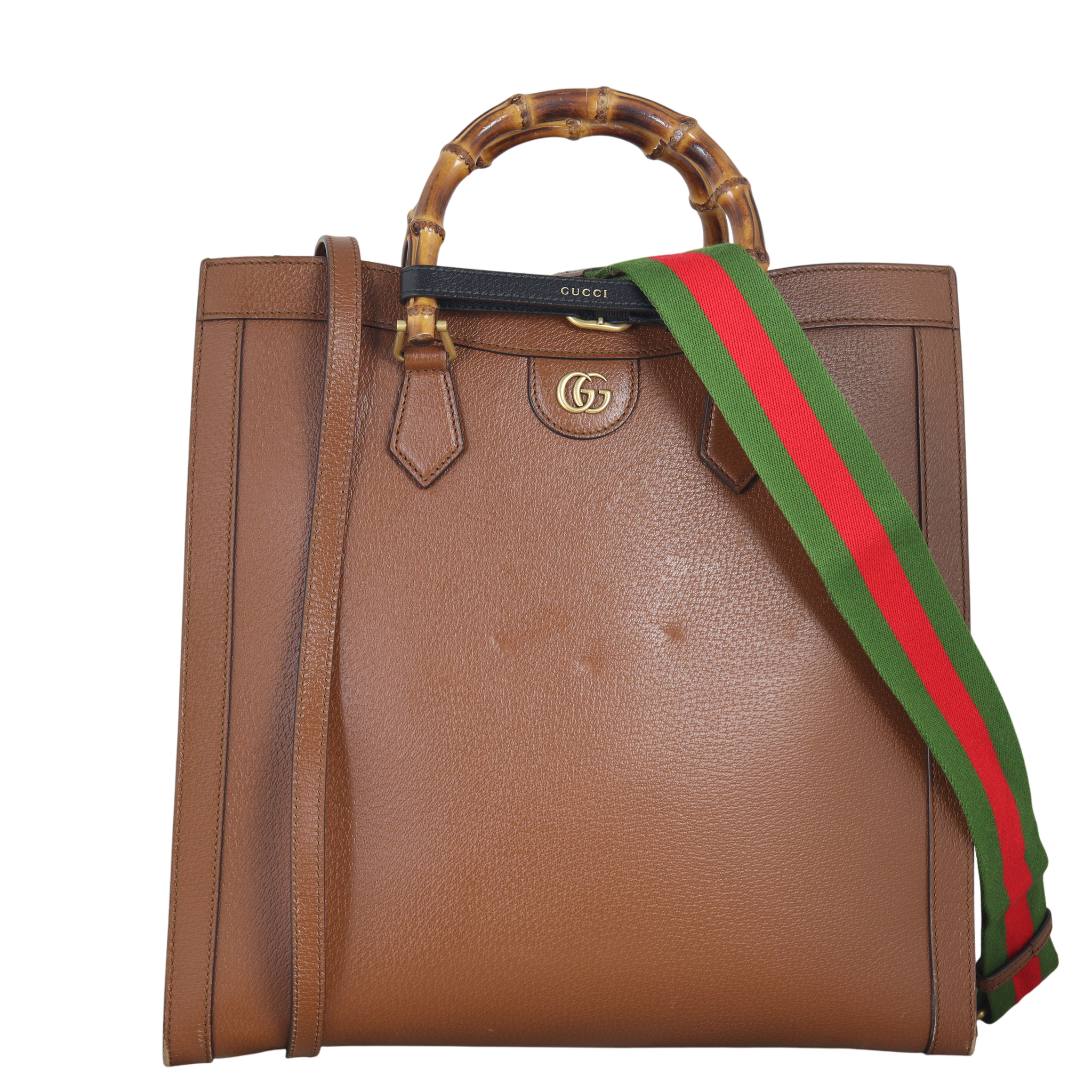 Gucci Diana Bamboo Top Handle Tote Large