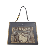 Fendi Runaway Tote Small Python