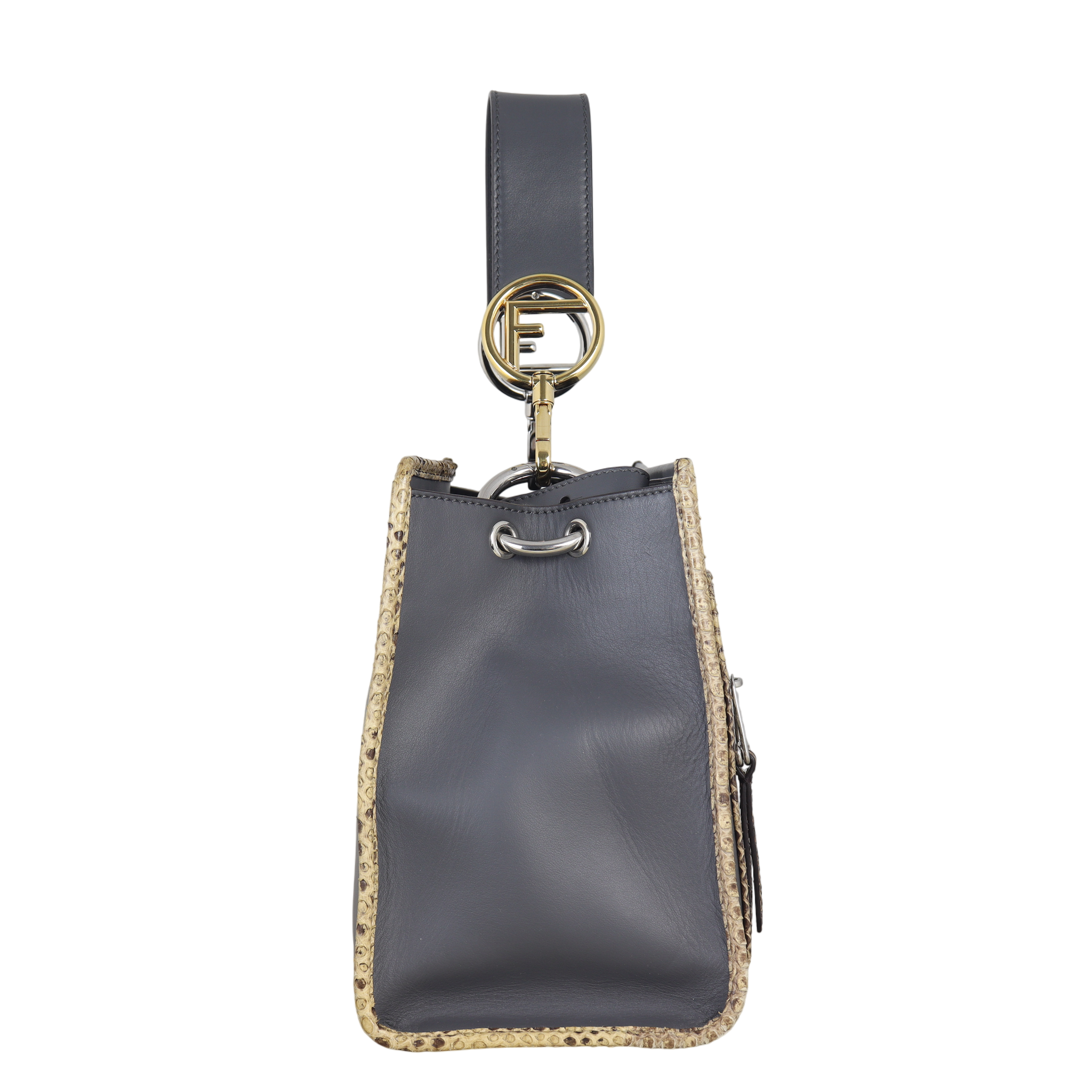 Fendi Runaway Tote Small Python