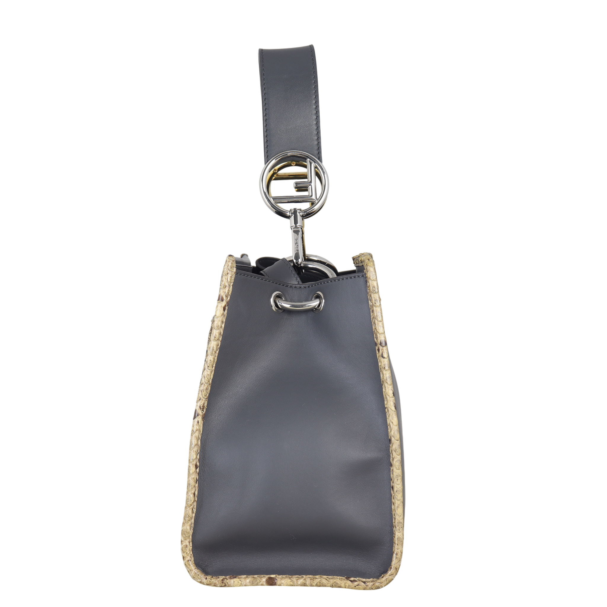 Fendi Runaway Tote Small Python